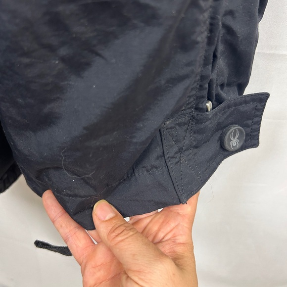 Spyder dynatec Schoeller black long ski bib snowboard adjustable size M long - Picture 12 of 15